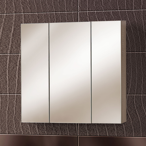 Полка зеркальная Акваль Женева, 70 см.