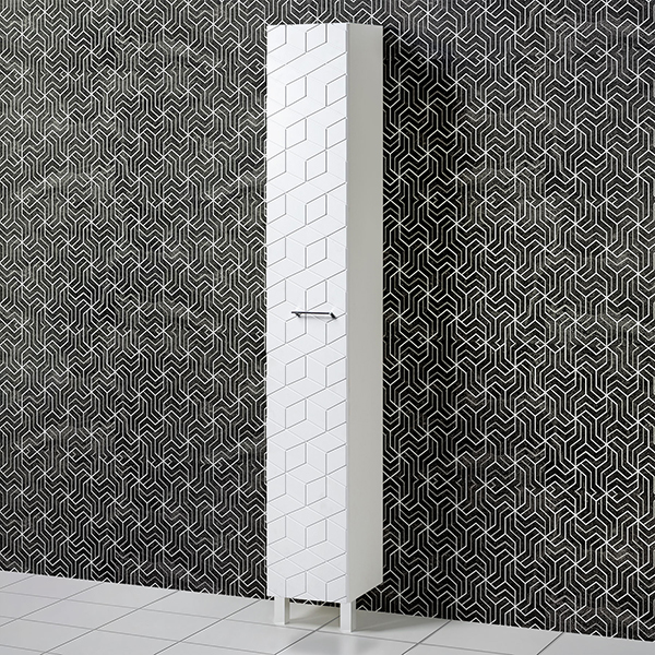 Шкаф для ванной «Акваль Нова», , 30 см.